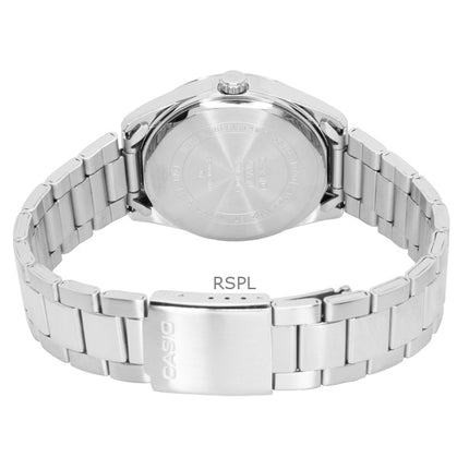 Casio Standard Analog Edelstahl Perlmutt Quarz MTP-1302DS-1AV Herrenuhr