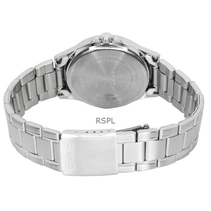 Casio Standard Analog Edelstahl Blaues Zifferblatt Quarz MTP-1381D-2AV Herrenuhr