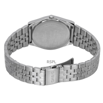 Casio Standard Analog Edelstahl grünes Zifferblatt Quarz MTP-B145D-3AV Unisex-Uhr