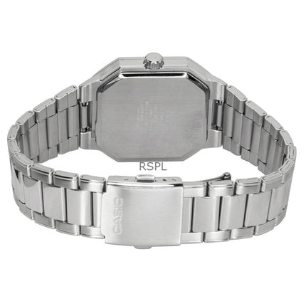 Casio Analog Edelstahl Blaues Zifferblatt Quarz MTP-B195D-2AV Herrenuhr