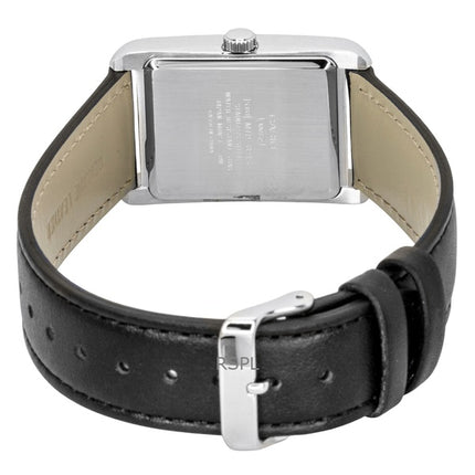 Casio Herrenuhr mit analogem Lederarmband, grünem Zifferblatt und Quarzwerk, Modell MTP-B215L-3AV