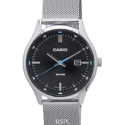 Casio Standard analoges schwarzes Zifferblatt Quarz MTP-E710M-1A MTPE710M-1 Herrenuhr