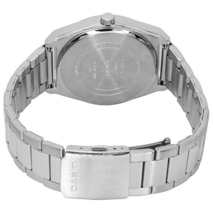 Generalüberholte Casio Standard Analog Mondphase Weißes Zifferblatt Quarz MTP-M300D-7A MTPM300D-7 Herrenuhr