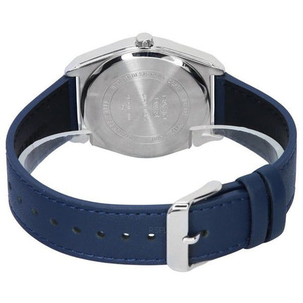 Generalüberholte Casio Standard Analog Mondphase Weißes Zifferblatt Lederarmband Quarz MTP-M300L-7A MTPM300L-7 Herrenuhr