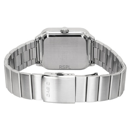 Casio Standard Analog Edelstahl Schwarzes Zifferblatt Quarz MTP-M306D-1AV Herrenuhr