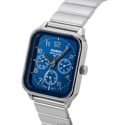 Casio Standard Analog Edelstahl Blaues Zifferblatt Quarz MTP-M306D-2AV Herrenuhr