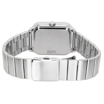 Casio Standard Analog Herrenuhr aus Edelstahl mit weißem Zifferblatt und Quarzwerk MTP-M306D-7AV