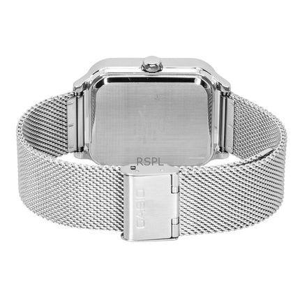 Casio Standard Analog Herrenuhr aus Edelstahl mit grauem Zifferblatt und Quarzwerk MTP-M306M-8AV