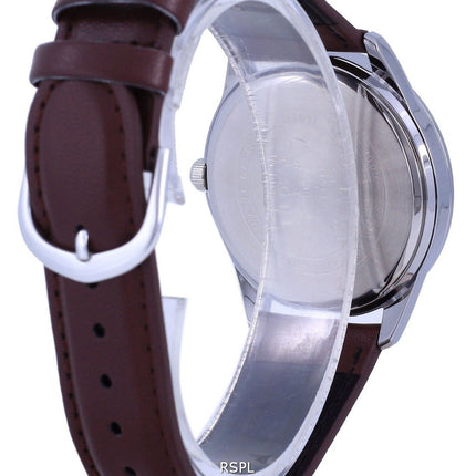 Casio Silbernes Zifferblatt Edelstahl Analog Quarz MTP-V005L-7B5 MTPV005L-7 Herrenuhr