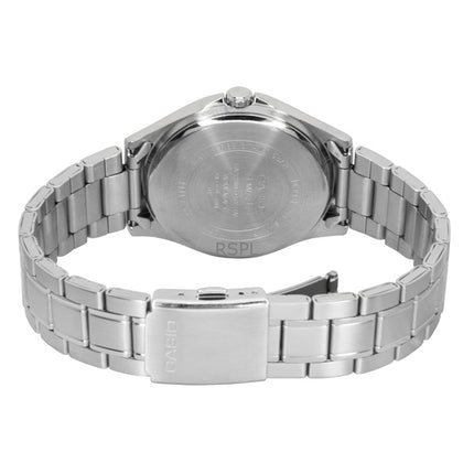 Casio Standard Analog Edelstahl Blaues Zifferblatt Quarz MTS-115D-2A1V Herrenuhr