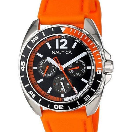 Nautica Orange Sport Ring Multifunktions N09908G Herrenuhr