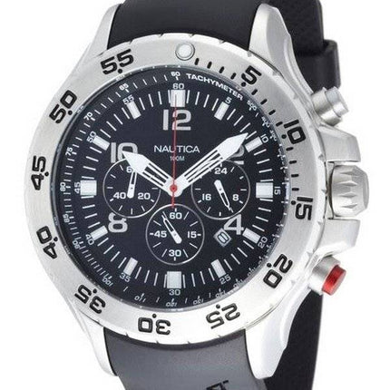 Nautica schwarz NST Chronograph N14536G Herrenuhr