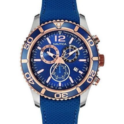 Nautica Quartz Chronograph Tachymeter NAI16502G Herrenuhr