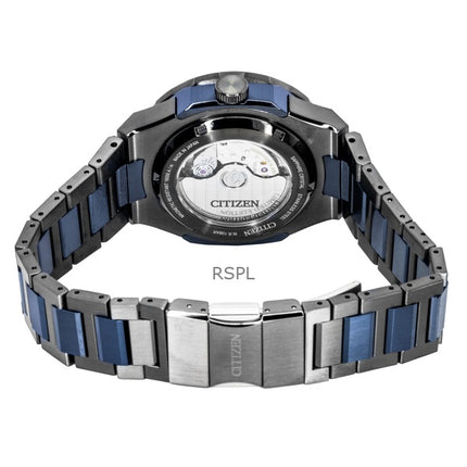 Citizen Series 8 880 Limited Edition GMT Edelstahl Blau Perlmutt Automatik NB6036-52N 100M Herrenuhr