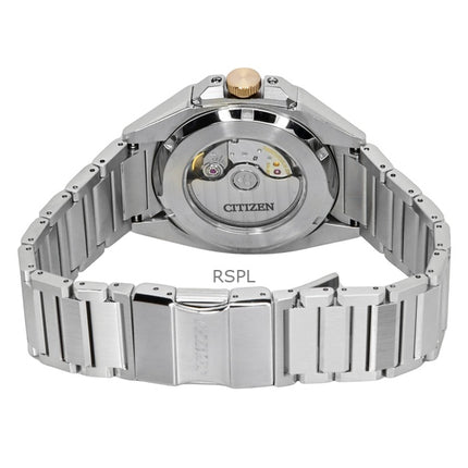 Citizen Series 8 831 Edelstahl Champagner Zifferblatt Automatik NB6059-57P 100M Herrenuhr