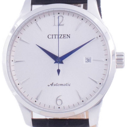 Citizen Silver Dial Kalbslederarmband Mechanisch NJ0110-18A Herrenuhr