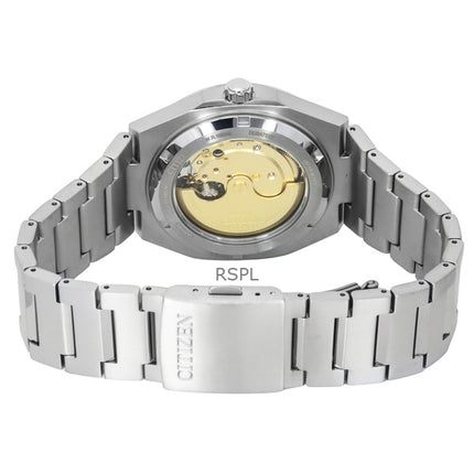 Citizen Zenshin Super Titanium Silbernes Zifferblatt Automatik NJ0180-80A 100M Herrenuhr