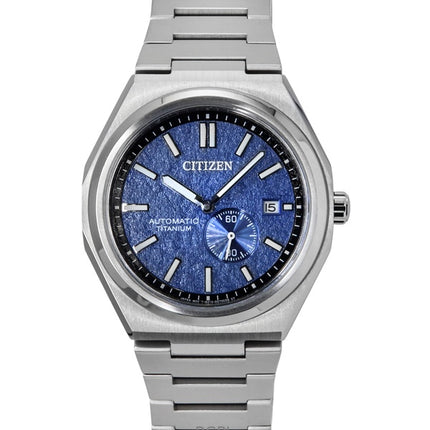 Citizen Zenshin Super Titanium Blaues Zifferblatt Automatik NJ0180-80L 100M Herrenuhr