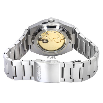 Citizen Zenshin Super Titanium Blaues Zifferblatt Automatik NJ0180-80L 100M Herrenuhr