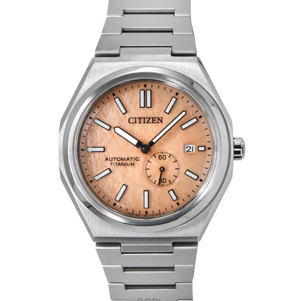 Citizen Zenshin Super Titanium Orange Zifferblatt Automatik NJ0180-80Z 100M Herrenuhr