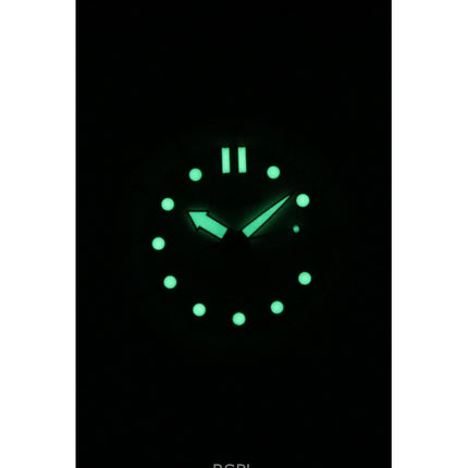 Citizen Automatik Edelstahl weißes Zifferblatt NJ0191-83L 100M Herrenuhr