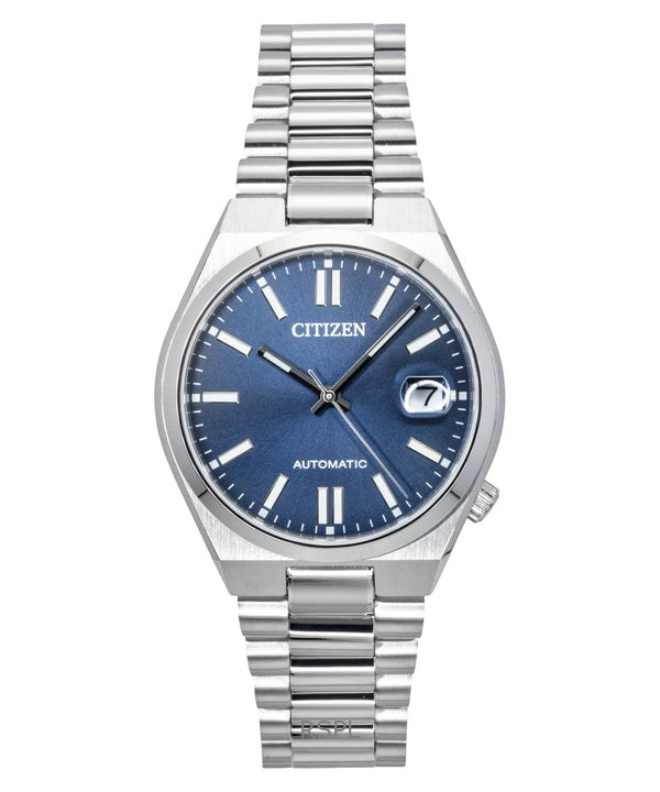 Citizen Tsuyosa Edelstahl Blaues Zifferblatt Automatik NJ0200-50M Herrenuhr