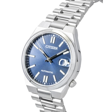 Citizen Tsuyosa Edelstahl Blaues Zifferblatt Automatik NJ0200-50M Herrenuhr