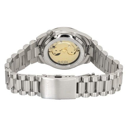 Citizen Tsuyosa Edelstahl Blaues Zifferblatt Automatik NJ0200-50M Herrenuhr