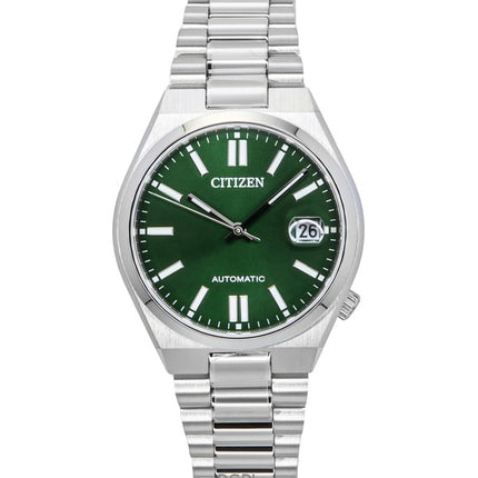 Citizen Tsuyosa Edelstahl Grünes Zifferblatt Automatik NJ0200-50X Unisex-Uhr