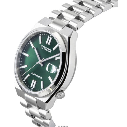 Citizen Tsuyosa Edelstahl Grünes Zifferblatt Automatik NJ0200-50X Unisex-Uhr