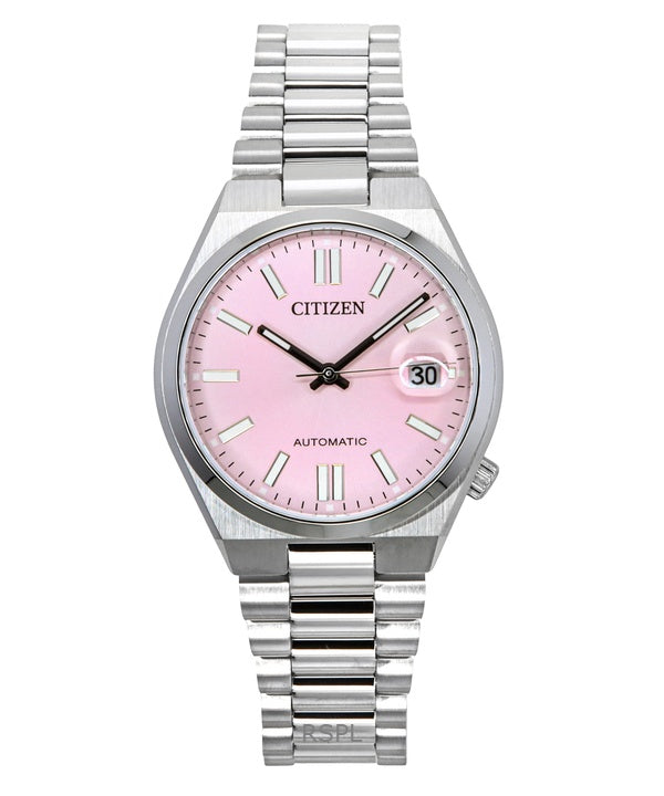 Citizen Tsuyosa Edelstahl Rosa Zifferblatt Automatik NJ0200-50Z Damenuhr