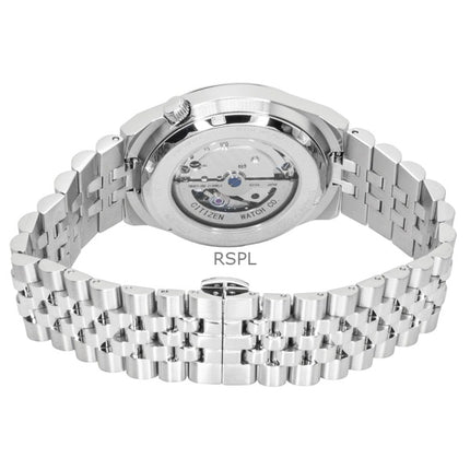 Citizen Tsuyosa 60 Edelstahl Schwarzes Zifferblatt Automatik NK0020-55E Herrenuhr