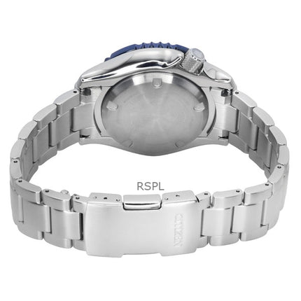 Citizen Promaster Edelstahl blaues Zifferblatt Automatik-Taucheruhr NY0166-60L 200M Herrenuhr