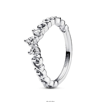Pandora Regal Swirl Tiara Ring mit klarem Zirkonia P-192232C01-54 für Damen