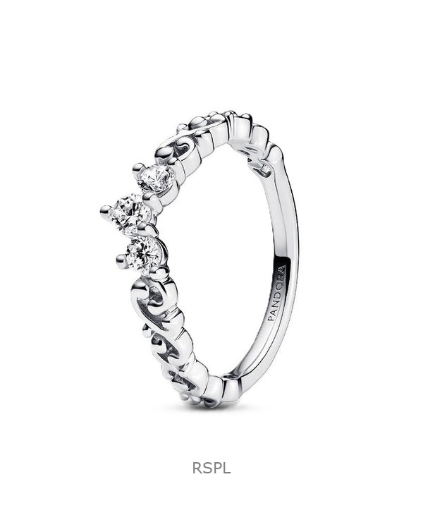 Pandora Regal Swirl Tiara Ring mit klarem Zirkonia P-192232C01-54 für Damen