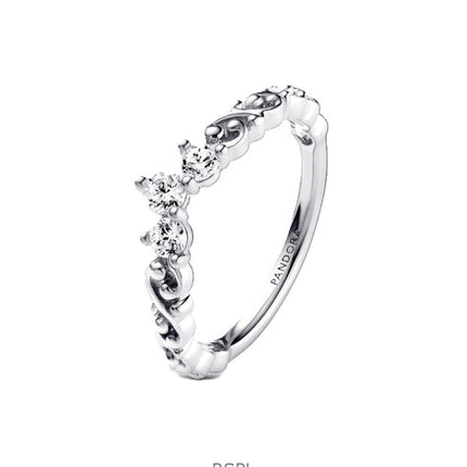 Pandora Regal Swirl Tiara Ring mit klarem Zirkonia P-192232C01-54 für Damen