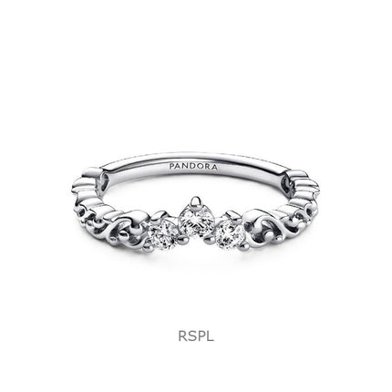 Pandora Regal Swirl Tiara Ring mit klarem Zirkonia P-192232C01-54 für Damen