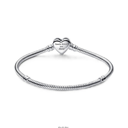 Pandora Moments Funkelndes Infinity-Herz-Armband mit klarem Zirkonia P-592645C01-18 für Damen