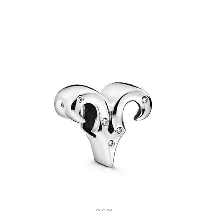 Pandora Funkelnder Sternzeichen-Charm Widder mit klarem Zirkonia P-798416C01 für Damen