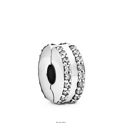 Pandora Sterling Silber Charm mit klarem Zirkonia P-798422C01 für Damen