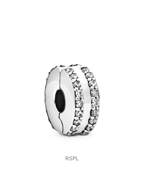 Pandora Sterling Silber Charm mit klarem Zirkonia P-798422C01 für Damen