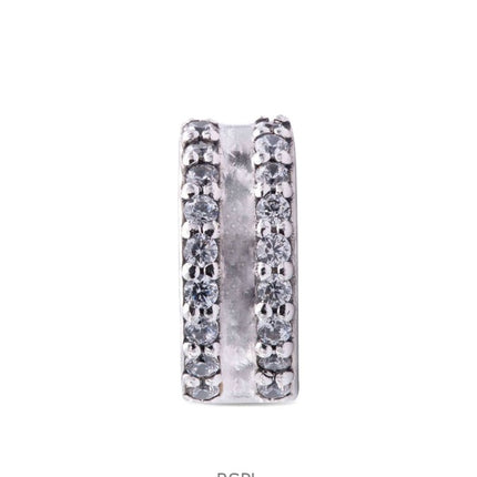 Pandora Sterling Silber Charm mit klarem Zirkonia P-798422C01 für Damen