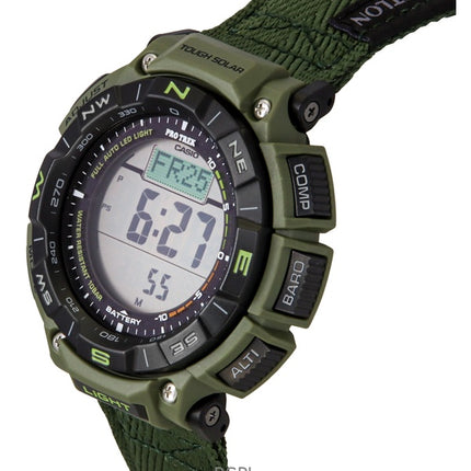 Casio Pro Trek Climber Line Digital Stoffarmband Solar PRG-340B-3 100M Herrenuhr