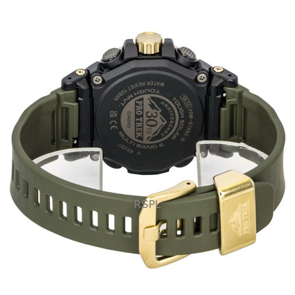 Casio Pro Trek Analog Digital 30th Anniversary Bio-Based Resin Strap Green Dial Solar PRW-61ANS-3 100M Herrenuhr