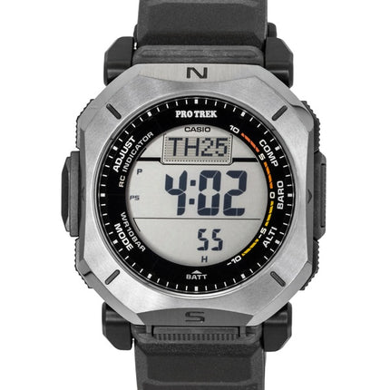 Casio Pro Trek Digitaluhr mit Funksteuerung, Gummiarmband, Solarfunktion, PRW-69Y-1, 100 m, Herrenuhr