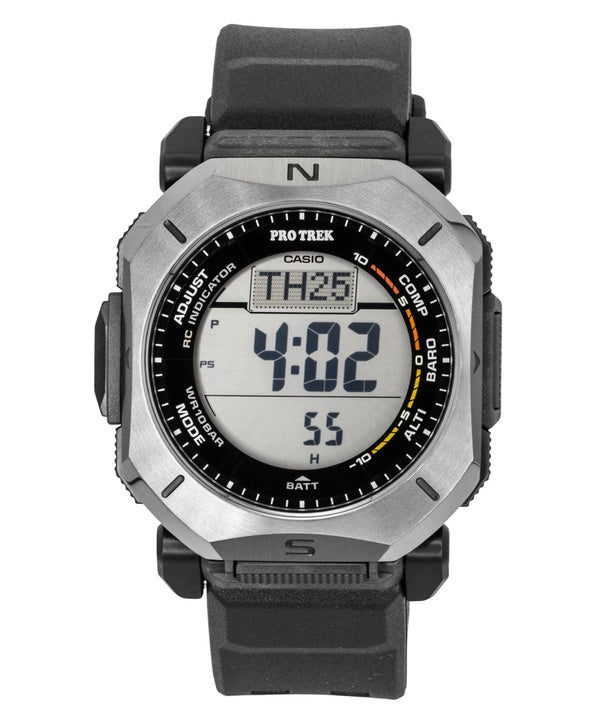 Casio Pro Trek Digitaluhr mit Funksteuerung, Gummiarmband, Solarfunktion, PRW-69Y-1, 100 m, Herrenuhr