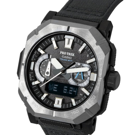 Casio Pro Trek Analog Digital Smartphone Link Schwarzes Zifferblatt Solar PRW-B1000B-2 100M Herrenuhr