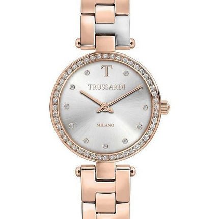 Trussardi T-Sparkling Milano Diamond Akzente Quarz R2453139504 Damenuhr