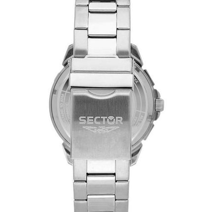 Sector ADV2500 Automatico Edelstahl Open Heart schwarzes Zifferblatt Automatik R3223243001 100M Herrenuhr