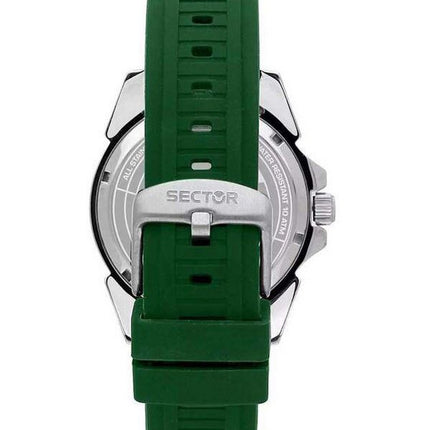 Sector 450 Silikonarmband, grünes Zifferblatt, Quarz, R3251276004, 100 m, Herrenuhr
